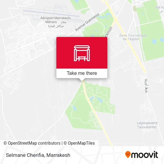 Selmane Cherifia map