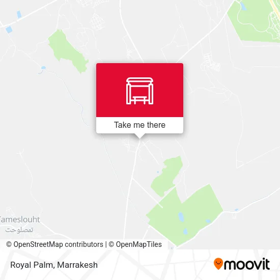 Royal Palm map
