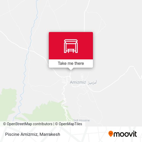 Piscine Amizmiz map