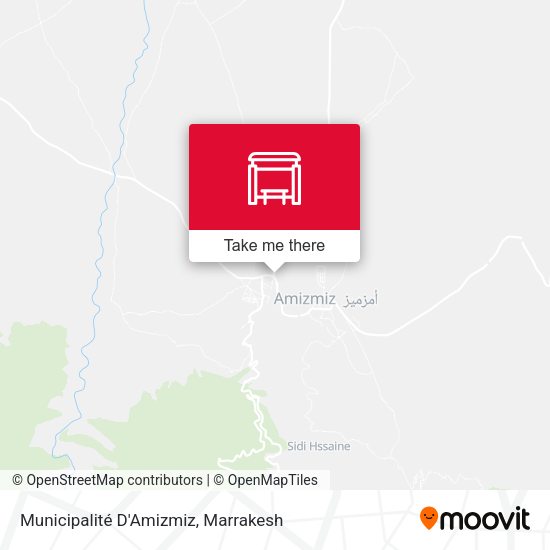 Municipalité D'Amizmiz map