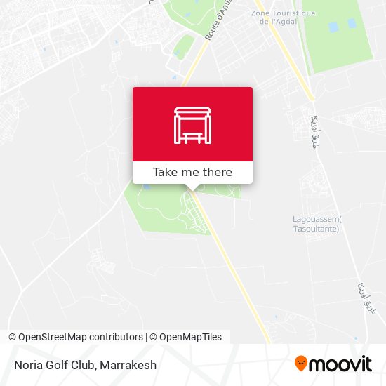 Noria Golf Club map