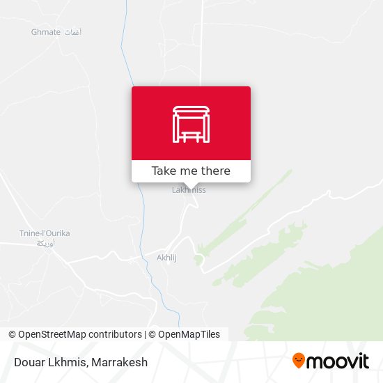 Douar Lkhmis map