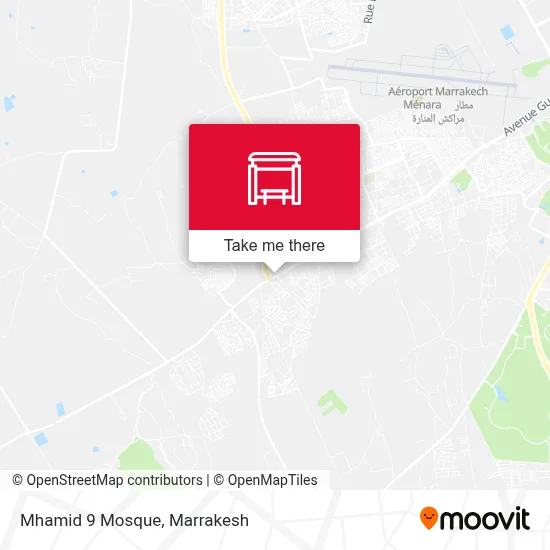 Mhamid 9 Mosque map
