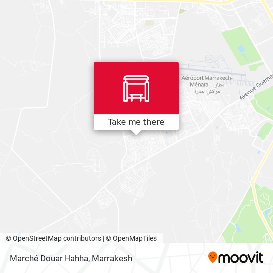 Marché Douar Hahha map