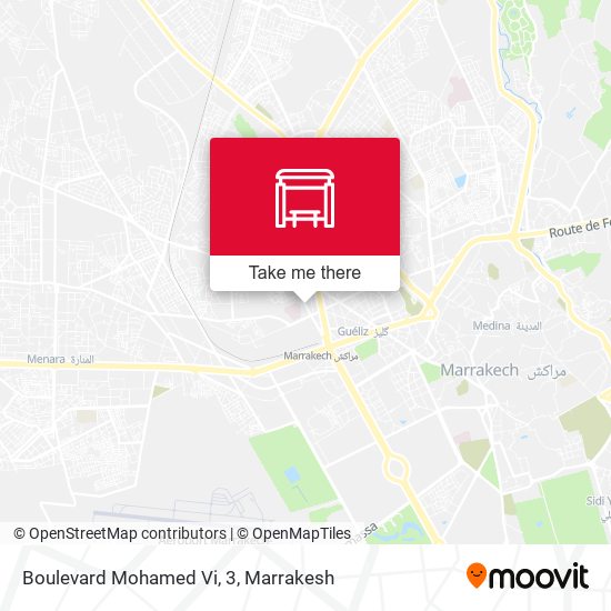 Boulevard Mohamed Vi, 3 map