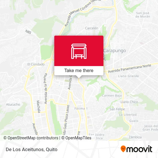 De Los Aceitunos map