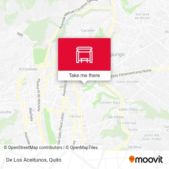 De Los Aceitunos map