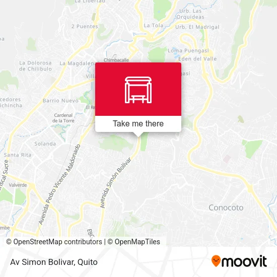 Mapa de Av Simon Bolivar
