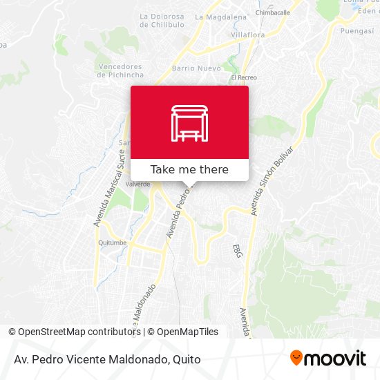 Av. Pedro Vicente Maldonado map
