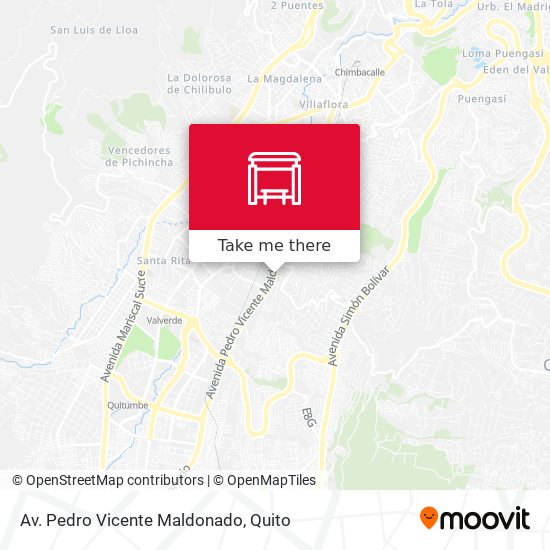 Mapa de Av. Pedro Vicente Maldonado