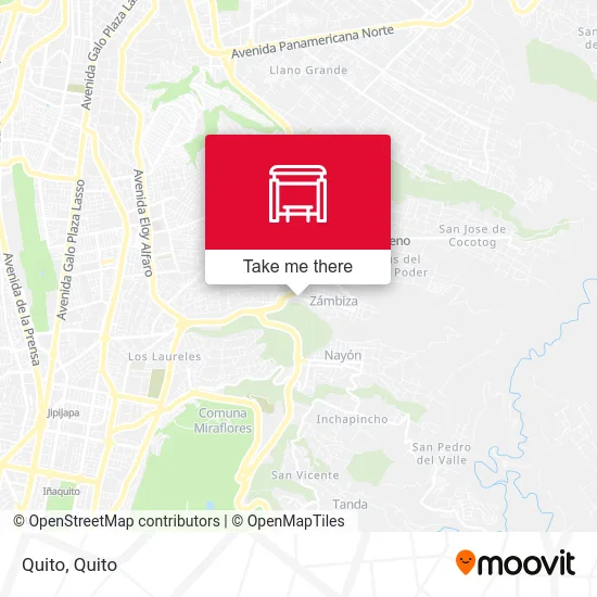 Quito map