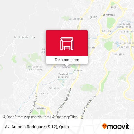 Mapa de Av. Antonio Rodriguez  (S  12)
