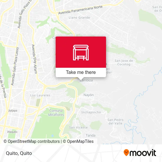 Quito map