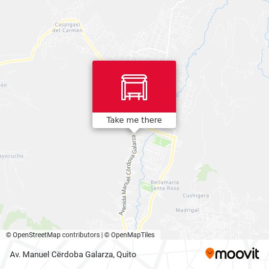 Av. Manuel Cërdoba Galarza map