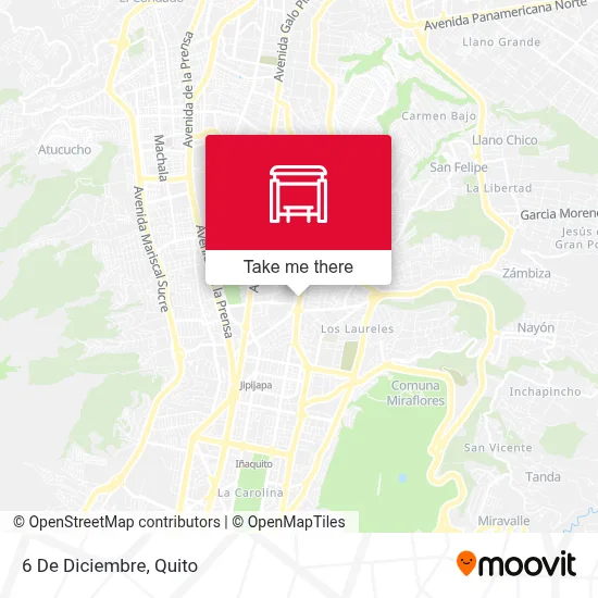 6 De Diciembre map