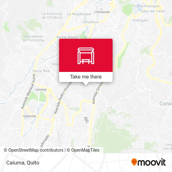 Mapa de Caluma