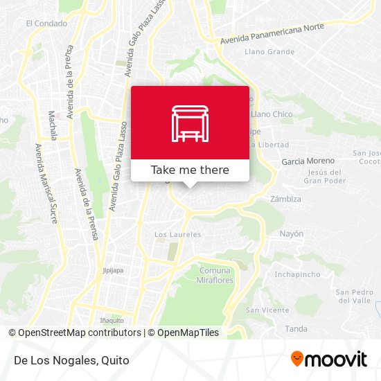 Mapa de De Los Nogales