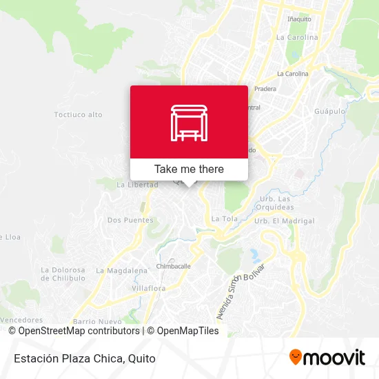 Estación Plaza Chica map