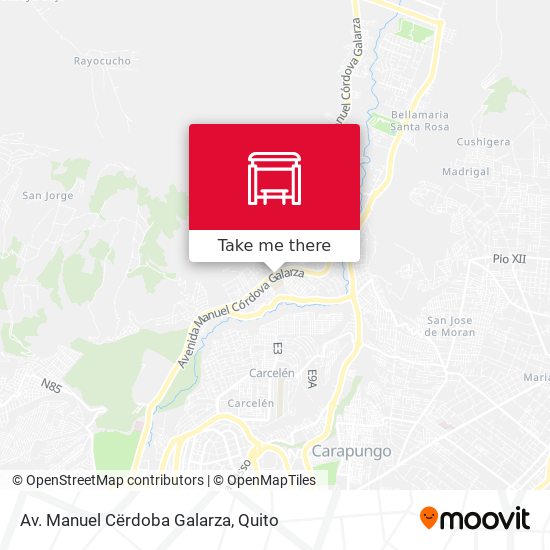 Av. Manuel Cërdoba Galarza map