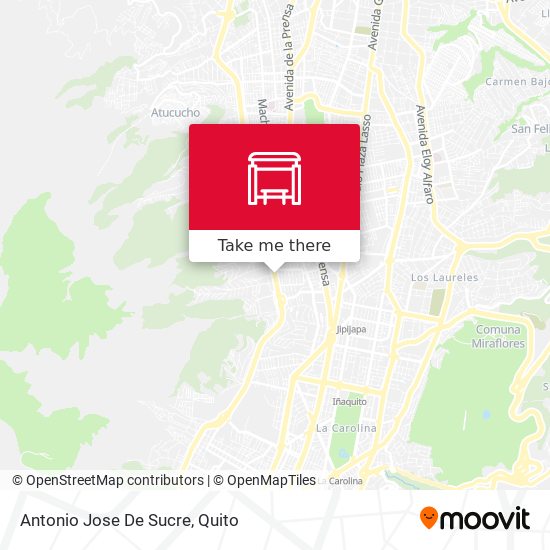 Mapa de Antonio Jose De Sucre