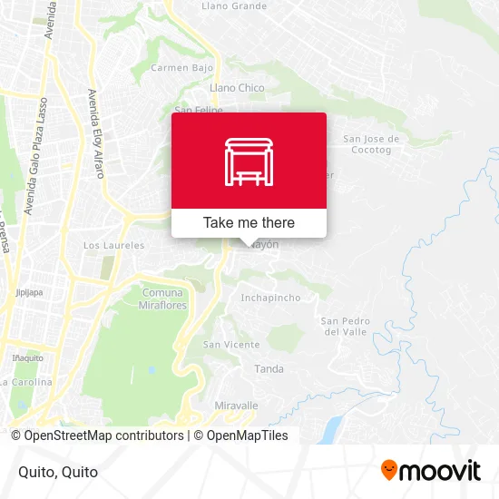 Quito map