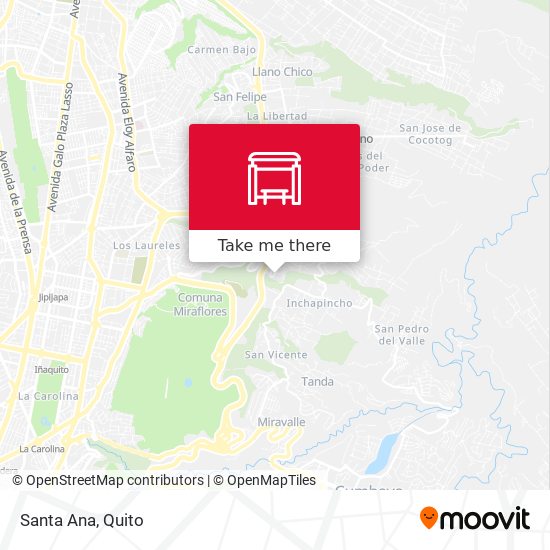 Santa Ana map