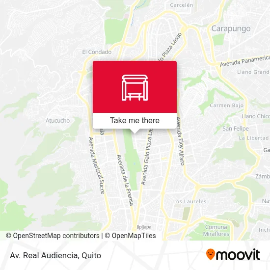 Av. Real Audiencia map