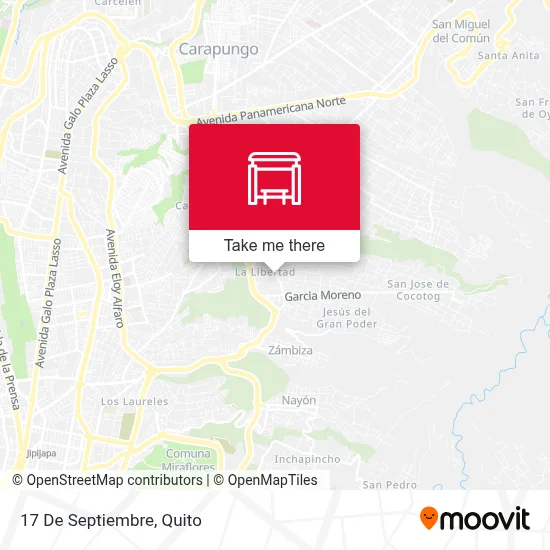 17 De Septiembre map