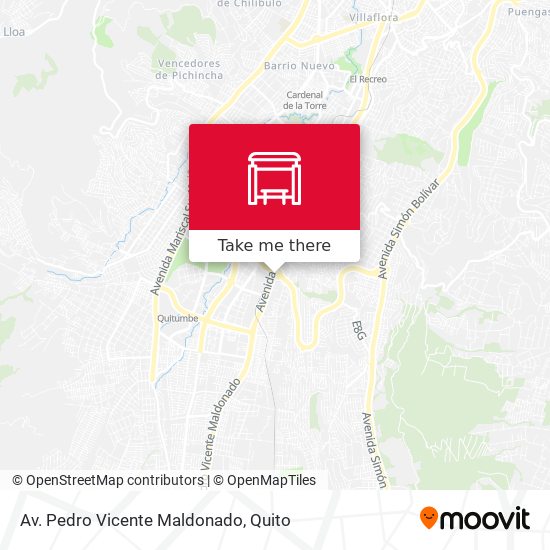 Av. Pedro Vicente Maldonado map