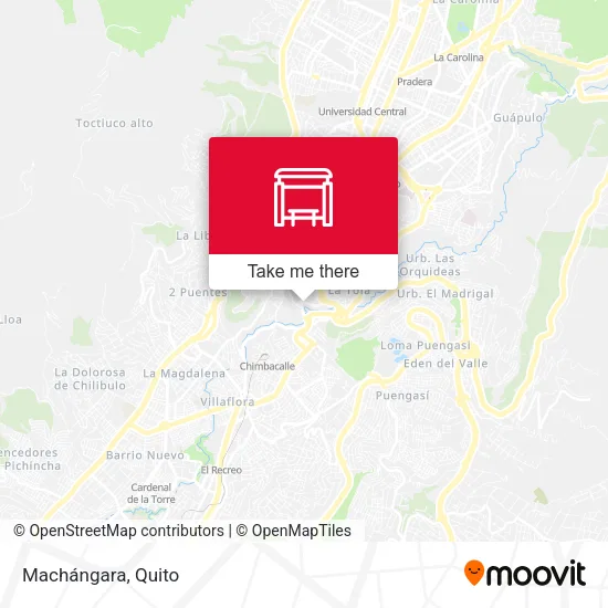 Mapa de Machángara