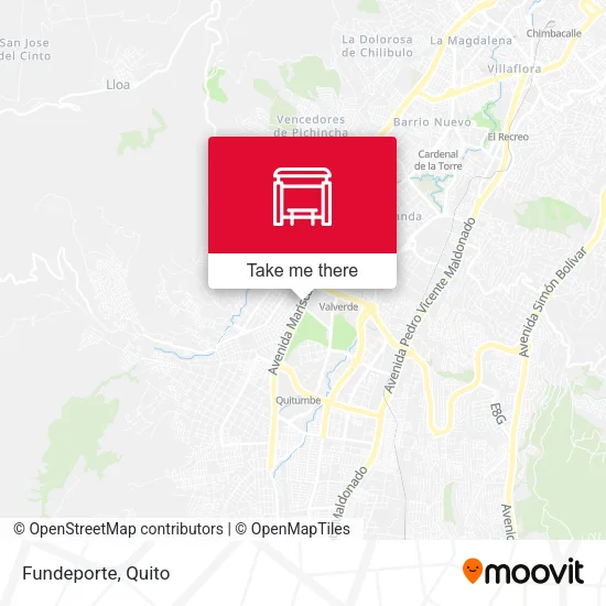 Mapa de Fundeporte