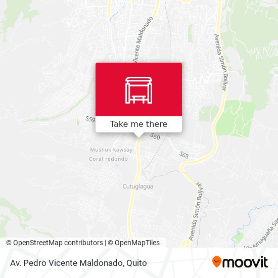 Av. Pedro Vicente Maldonado map