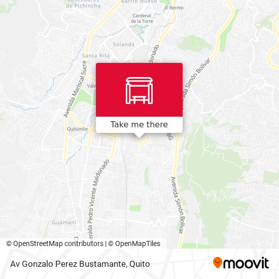 Mapa de Av Gonzalo Perez Bustamante