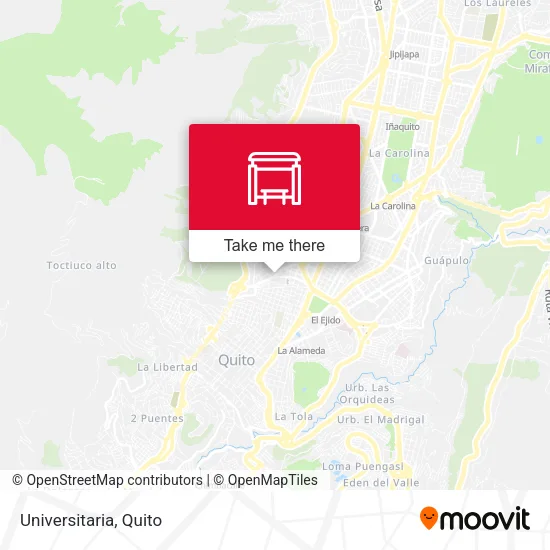 Universitaria map