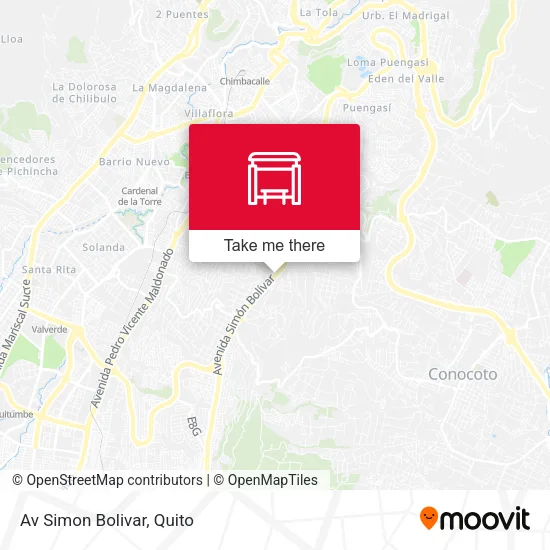 Mapa de Av Simon Bolivar