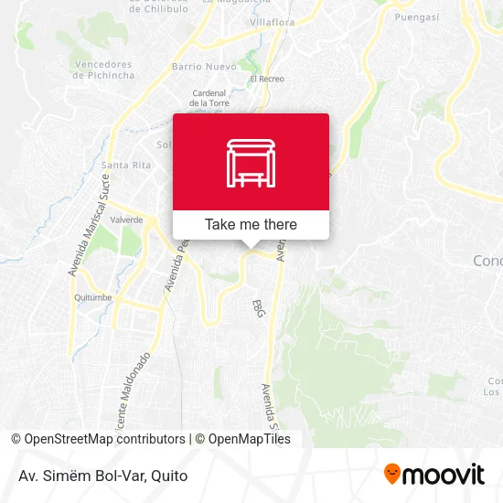 Mapa de Av. Simëm Bol-Var