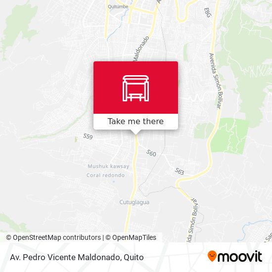 Av. Pedro Vicente Maldonado map