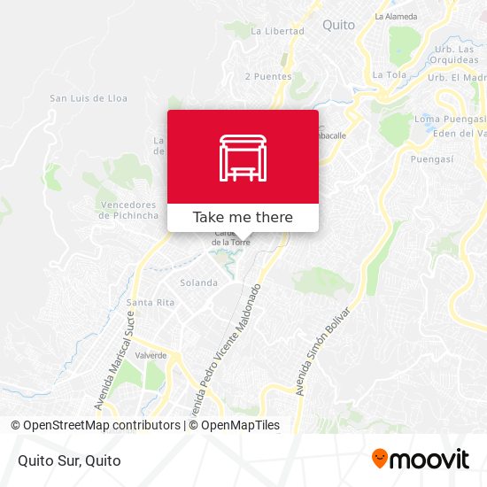 Quito Sur map