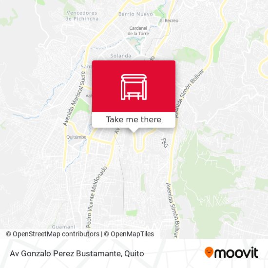 Av Gonzalo Perez Bustamante map