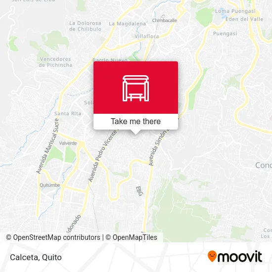 Mapa de Calceta