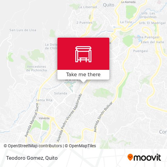 Mapa de Teodoro Gomez