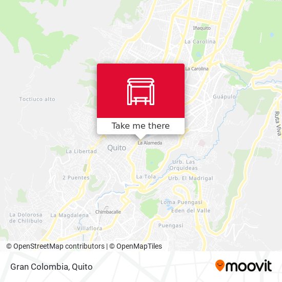 Gran Colombia map