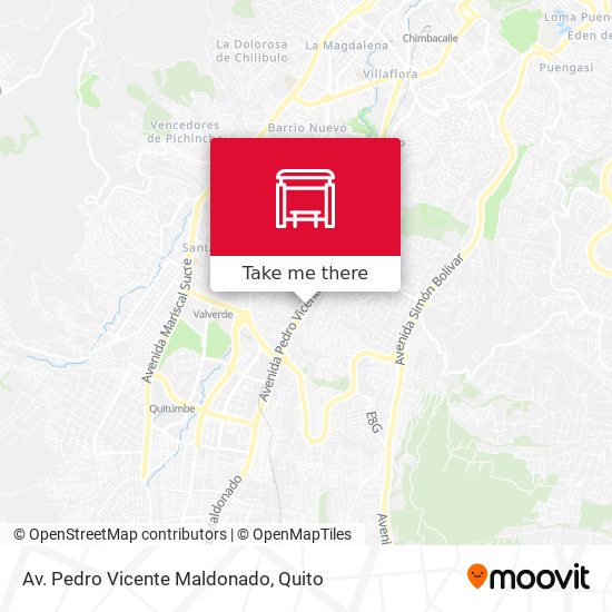 Mapa de Av. Pedro Vicente Maldonado