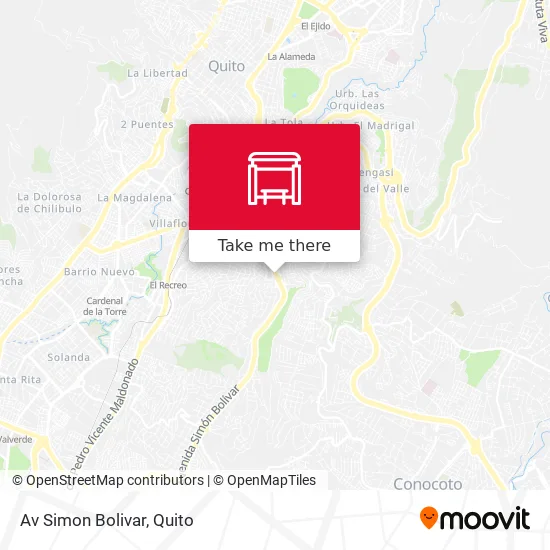 Mapa de Av Simon Bolivar