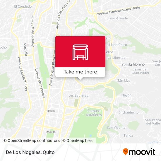 Mapa de De Los Nogales