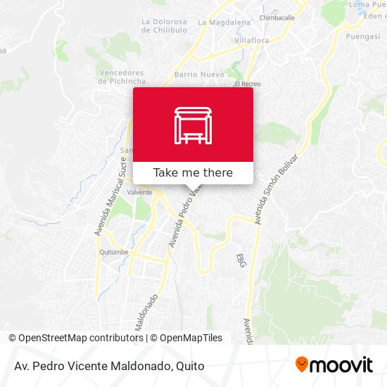 Mapa de Av. Pedro Vicente Maldonado