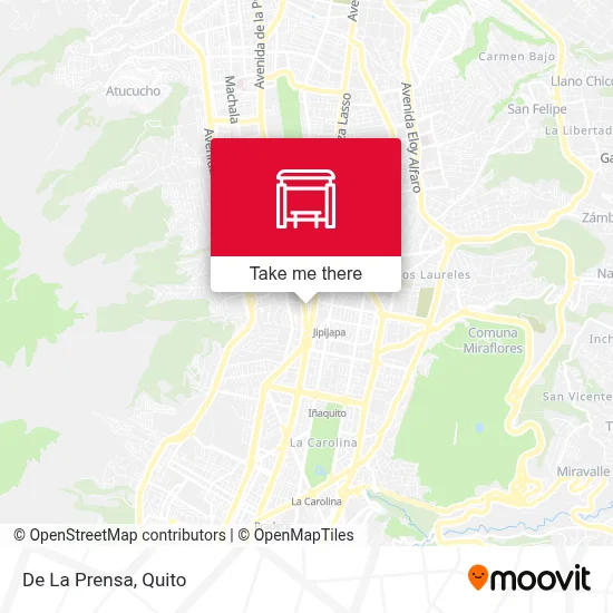 De La Prensa map