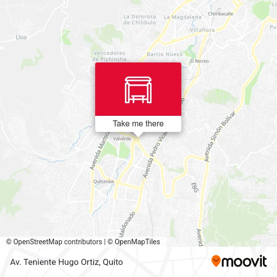 Mapa de Av. Teniente Hugo Ortiz