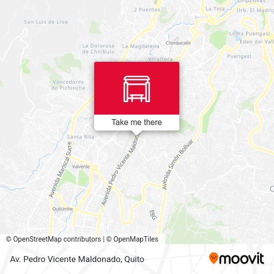 Mapa de Av. Pedro Vicente Maldonado