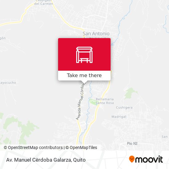 Av. Manuel Cërdoba Galarza map
